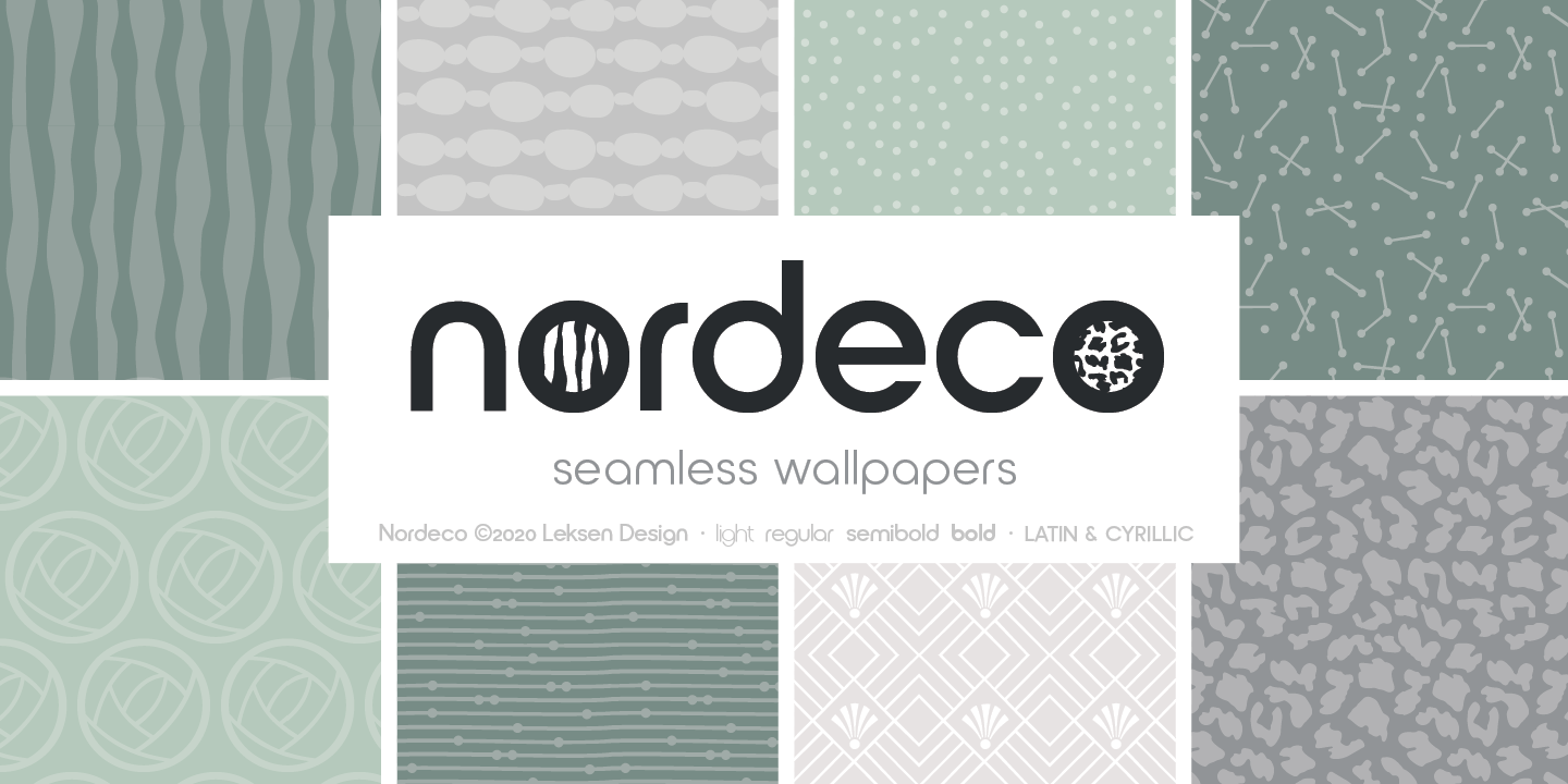 Nordeco Regular Font preview